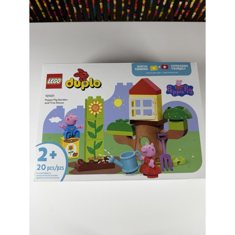 LEGO DUPLO Peppa Pig Garden & Tree House 10431 Preschool Toy New Sealed NIB